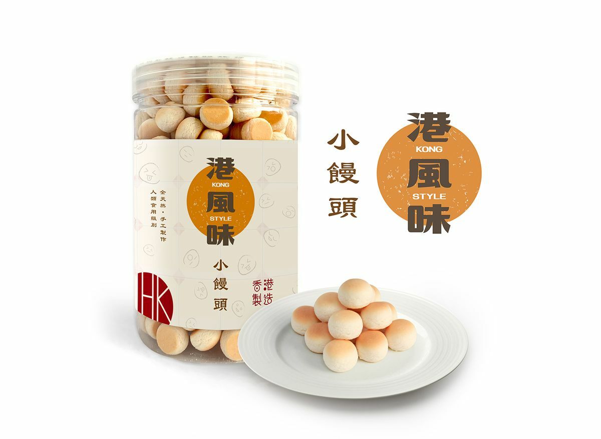 ※$120 @ 4罐※ [香港製造] 港風味 KONG STYLE 牛奶小饅頭 175g (貓狗合用)