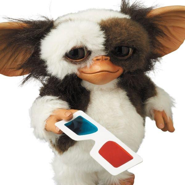 MEDICOM TOY VCD PROP SIZE GIZMO 小魔怪 3Dメガネ Ver.