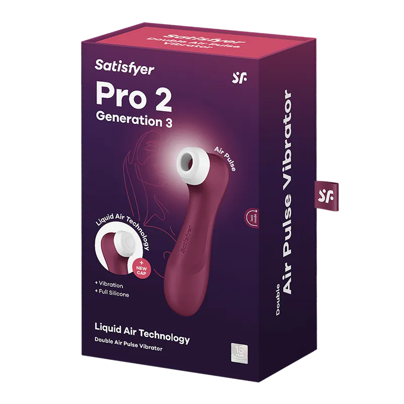 Satisfyer Pro 2 Generation 3 Connect App Red Wine