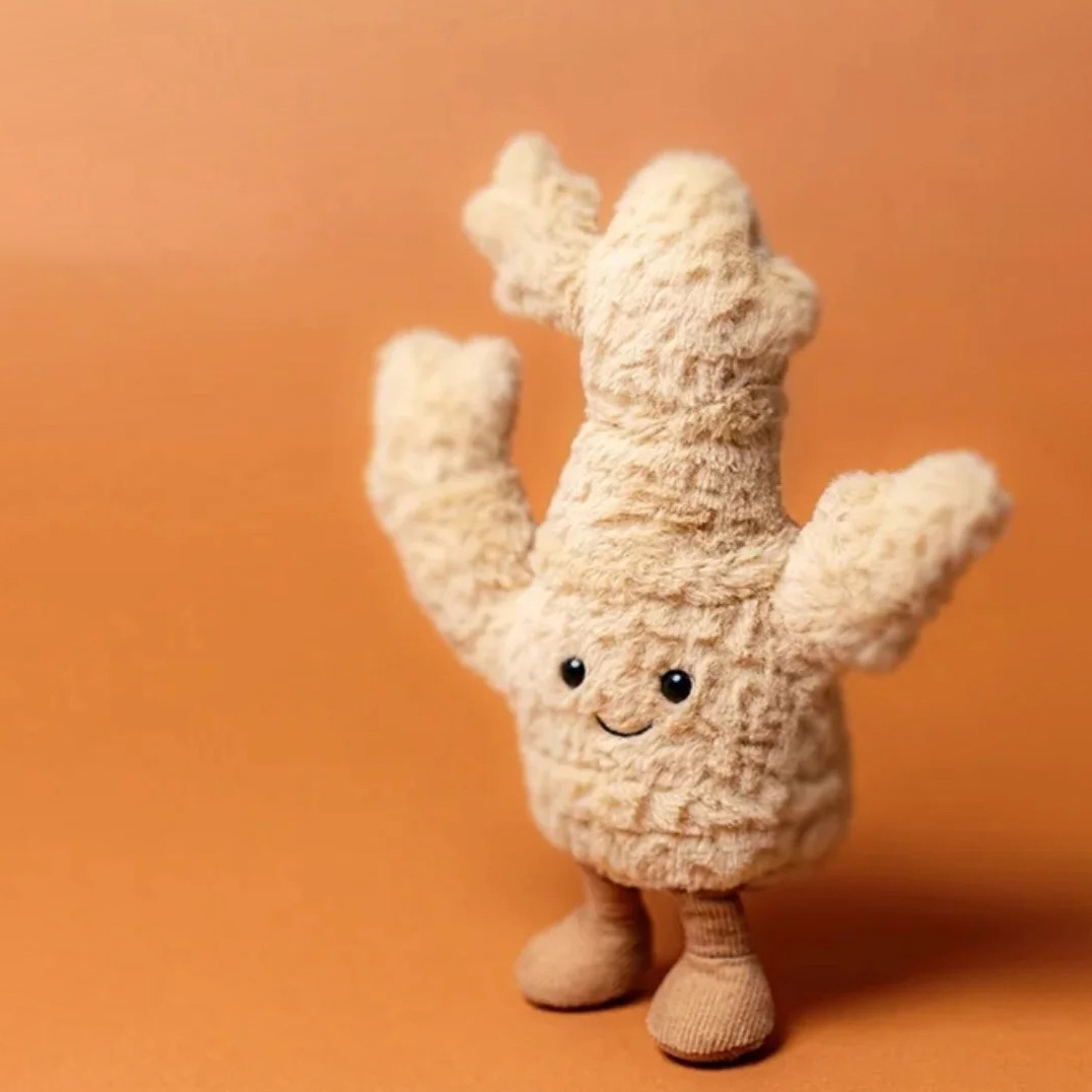 Jellycat 好事姜近 生薑 Amuseables Ginger 絨毛娃娃 趣味生薑老薑