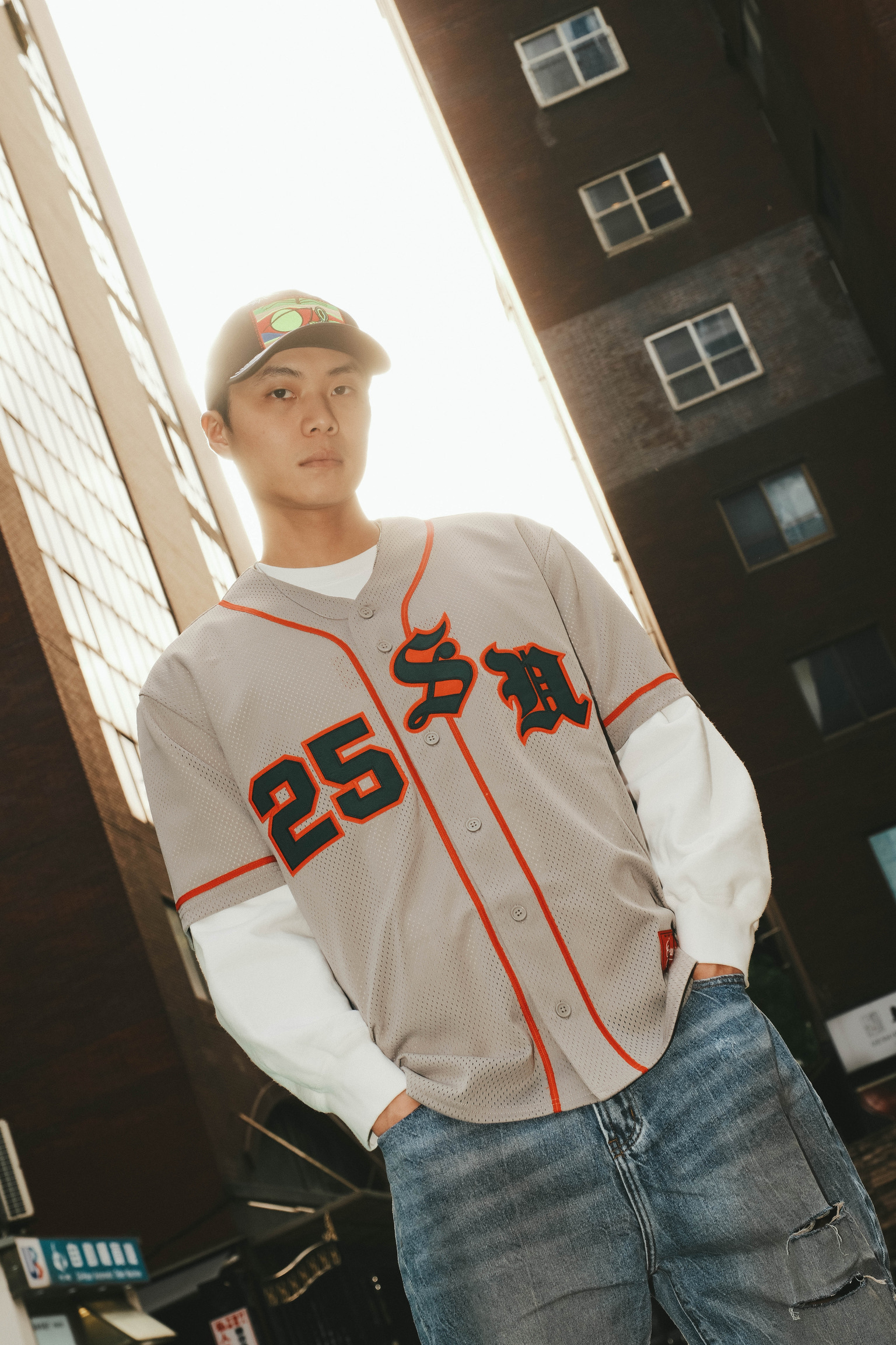 Supreme 25SS Old English Baseball Jersey | FLOMMARKET