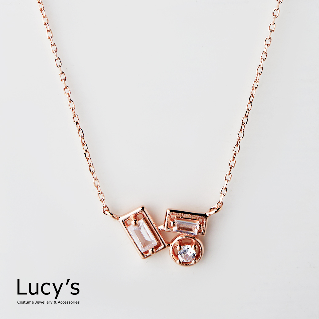 925純銀 光耀幾何 項鍊 (二色) (118562/118563)