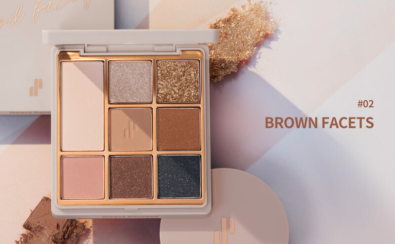Heart Percent Dote on Mood Eye Palette 8g #02 Brown 8809693600267 exp 2024.05.20