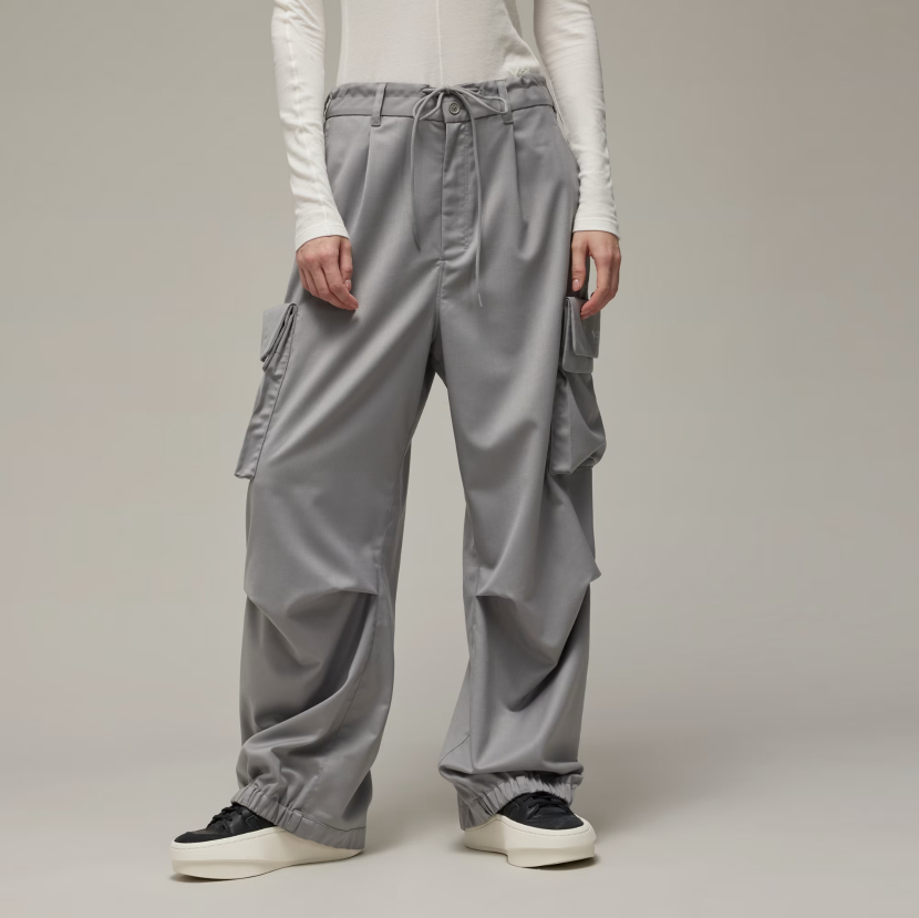 【 Y-3 W REF WO CRG PN 口袋工裝長褲 - 灰 】