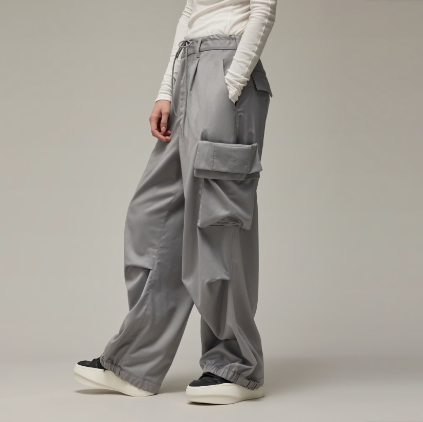 【 Y-3 W REF WO CRG PN 口袋工裝長褲 - 灰 】