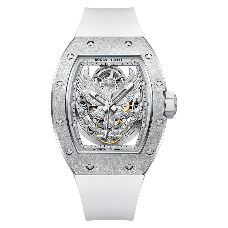 【Bonest Gatti 布加迪】BG5002 紳士 優雅 藍寶石玻璃 夜光 男士 機械 手錶 -*