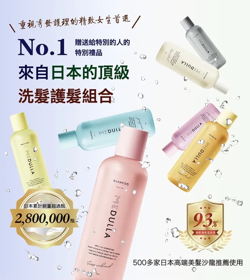 日本熱賣No.1 MEDULLA洗護髮組合  （洗頭水 250g + 護髮素 225g）(隨機）