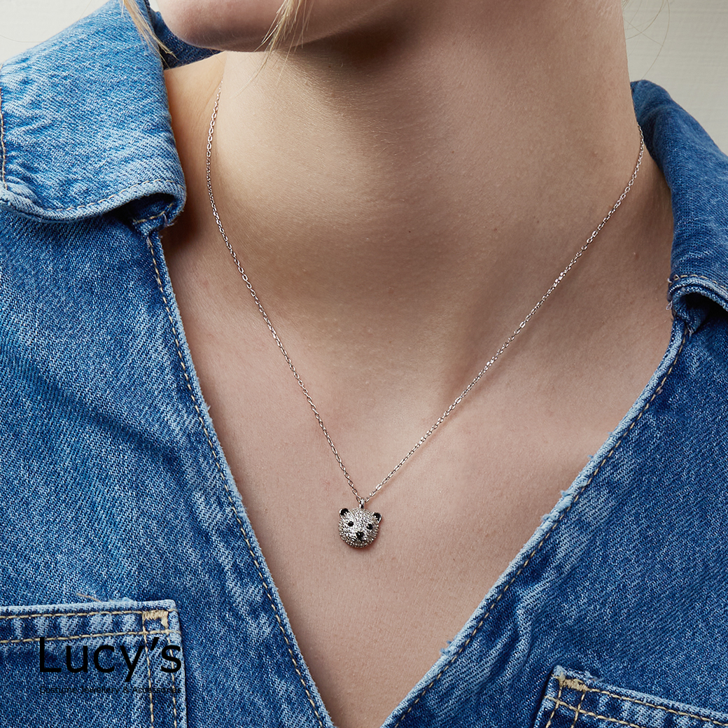 925純銀 閃耀小熊 項鍊 (三色) (119238/119239/119240)