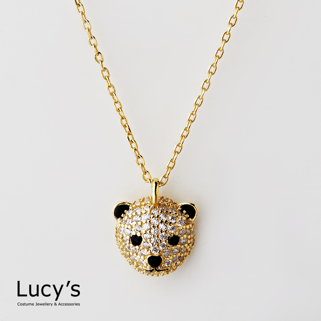 925純銀 閃耀小熊 項鍊 (三色) (119238/119239/119240)