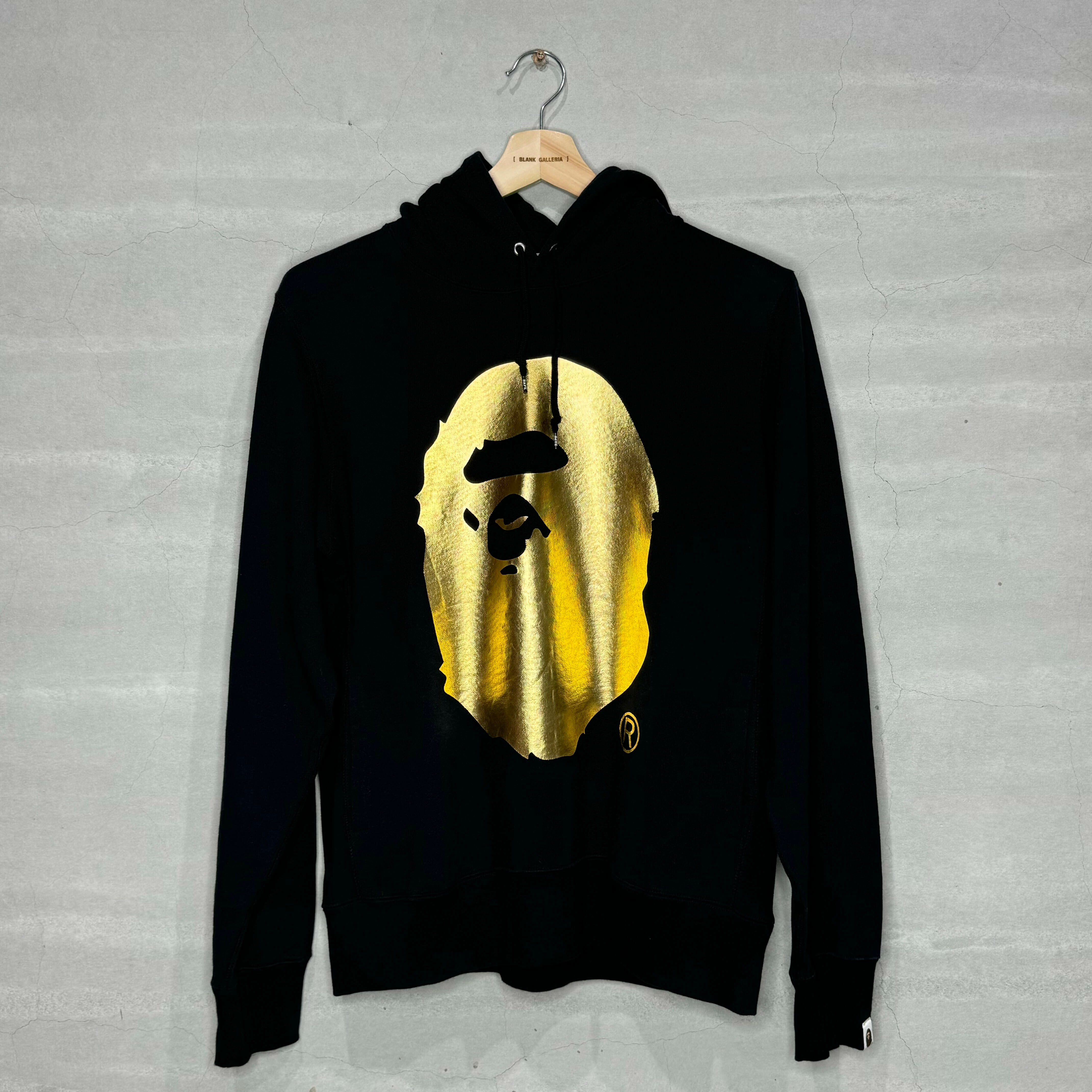 (二手) Bape Gold Print Big Head Hoodie