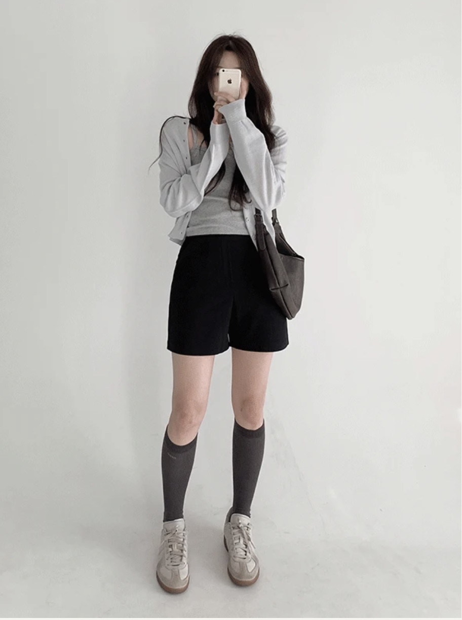 預訂｜SLOWAND #SLOWMADE 半長運動感西裝褲 (2 Color)