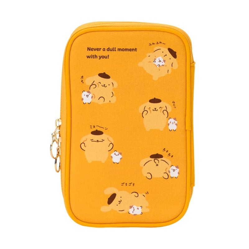 日本 Sanrio Pom Pom Purin 布甸狗 放鬆時刻系列 - 多用途拉鏈袋