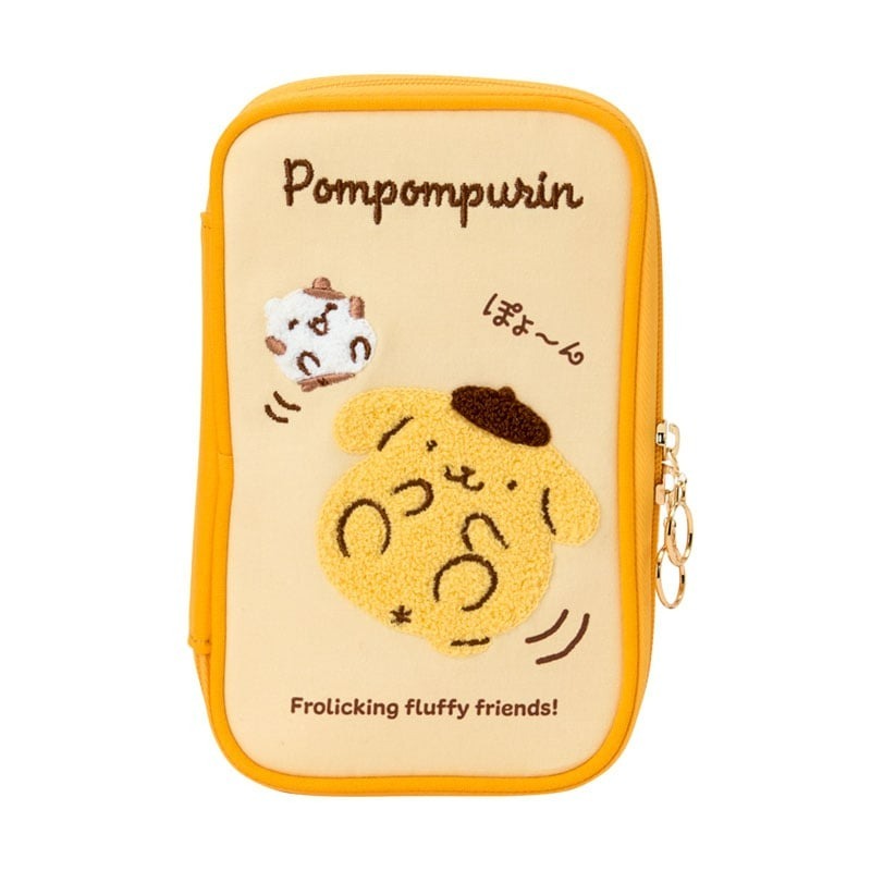 日本 Sanrio Pom Pom Purin 布甸狗 放鬆時刻系列 - 多用途拉鏈袋