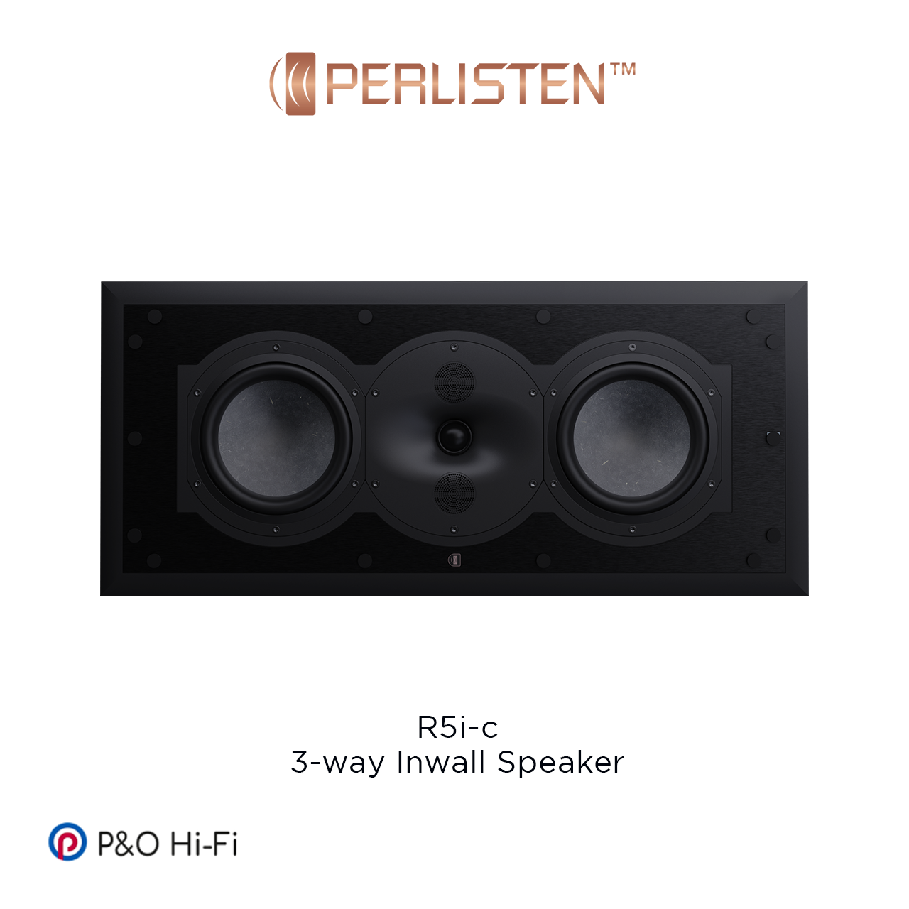 PERLISTEN R5i-c 3 路分音嵌入式中置喇叭 (一件)