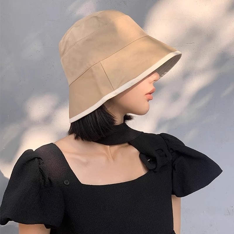 雙面戴防曬漁夫帽  三色