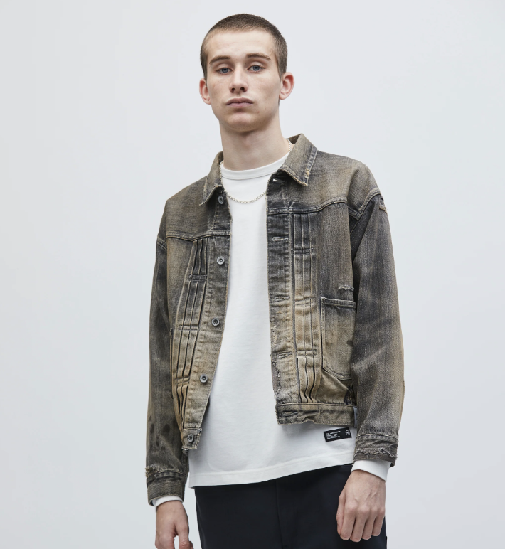 NEIGHBORHOOD SS25 SAVAGE DENIM TYPE-1 JACKET MOD