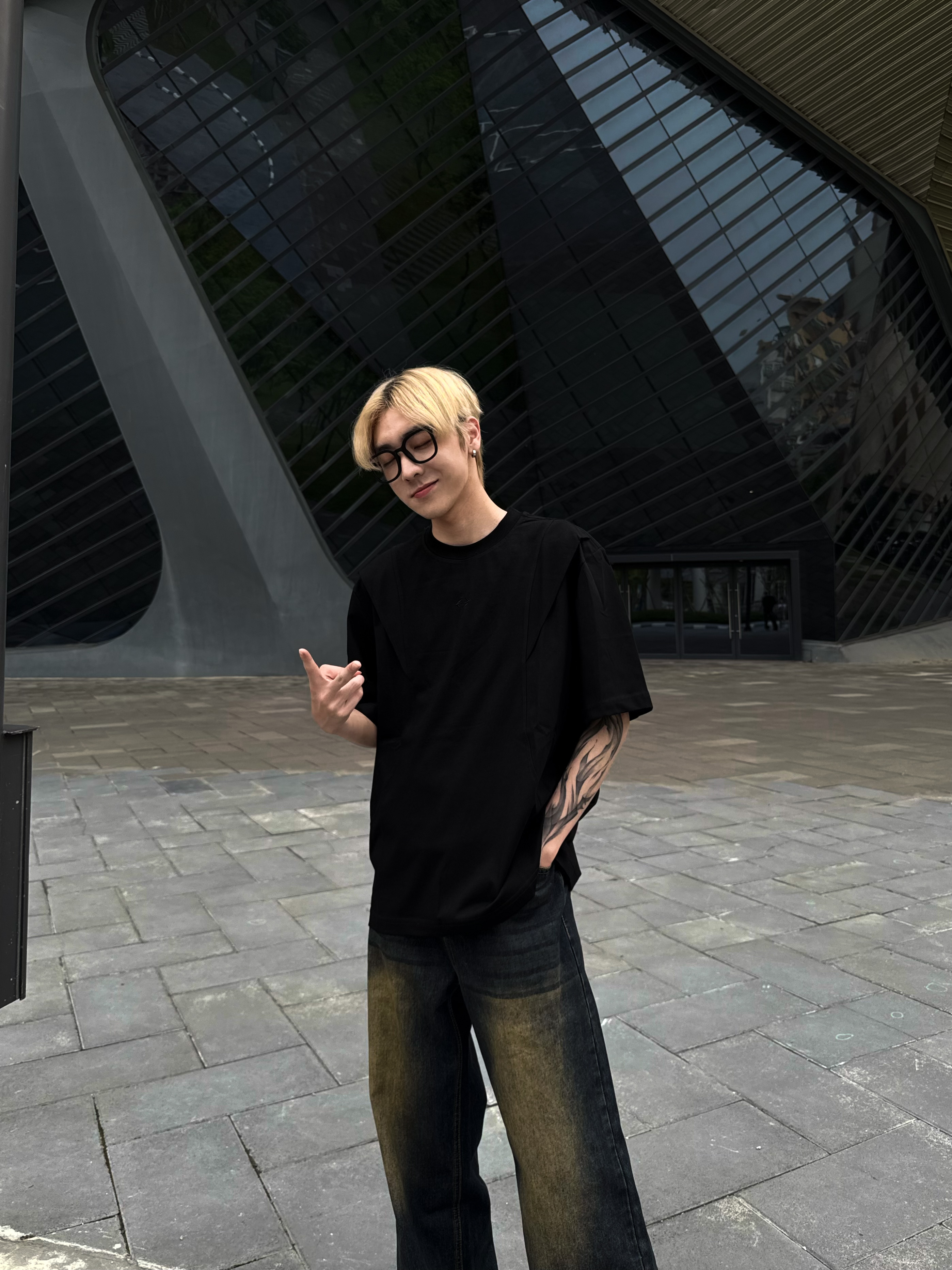 (售完不補) 質感分割線短袖 高品質!