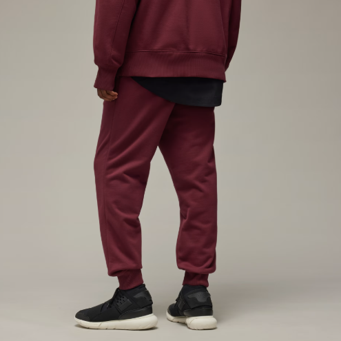 【 Y-3 FT CUF PANT 頂級運動長褲 - 酒紅 】