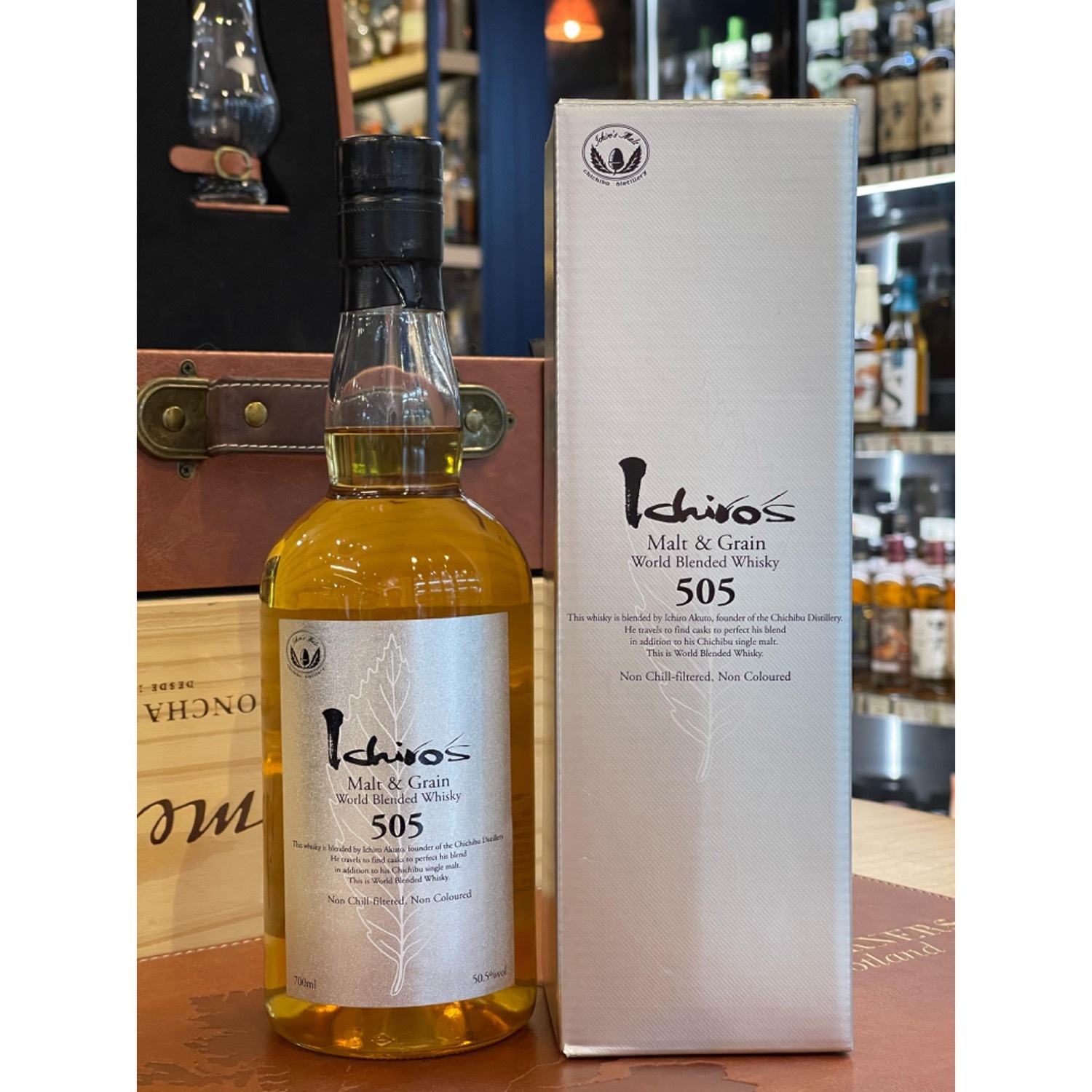 Ichiro's 秩父 銀葉 505 Malt & Grain World Blended Whisky