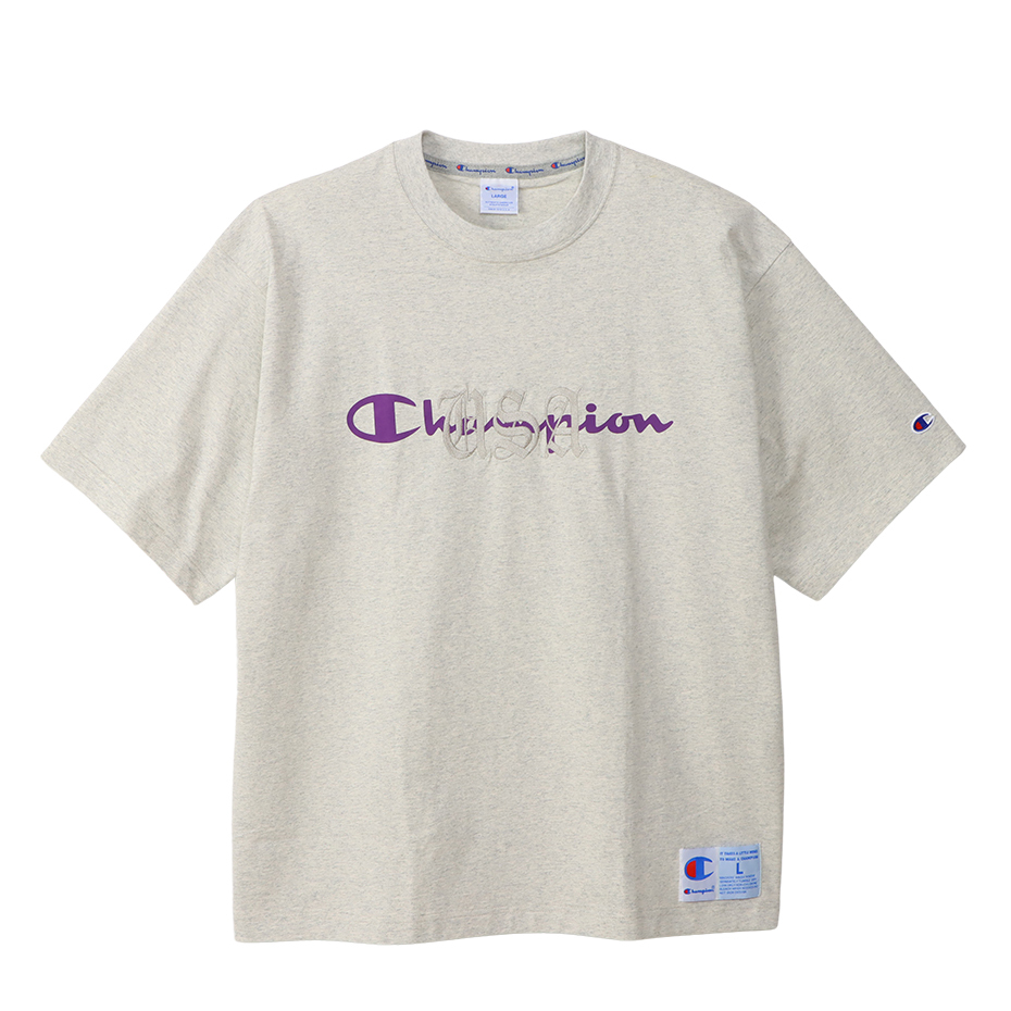 男款-AS刺繡 印花 LOGO 短袖 T恤-燕麥（C3-B314-810）