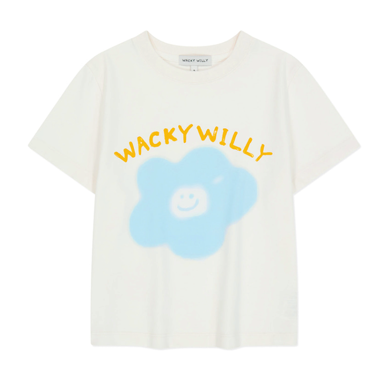 【現貨】Wacky Willy 女款 渲染花朵 短tee WA2502ST63