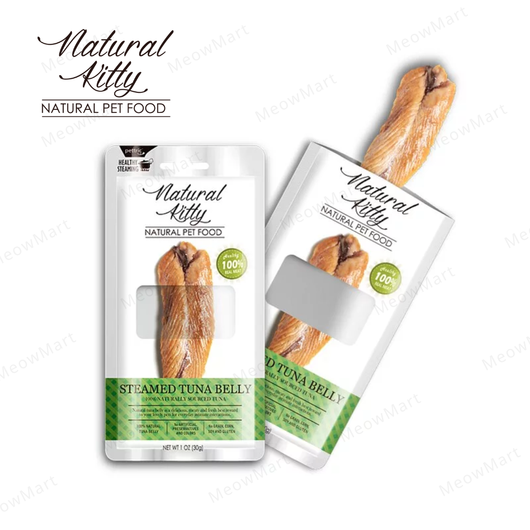 Natural Kitty 鮮肉條 (蒸吞拿魚腩) 30g *貓狗適用*
