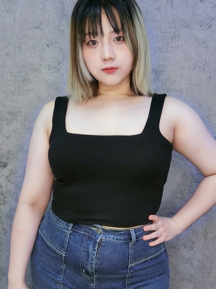 寬肩帶BraTop大奶背心