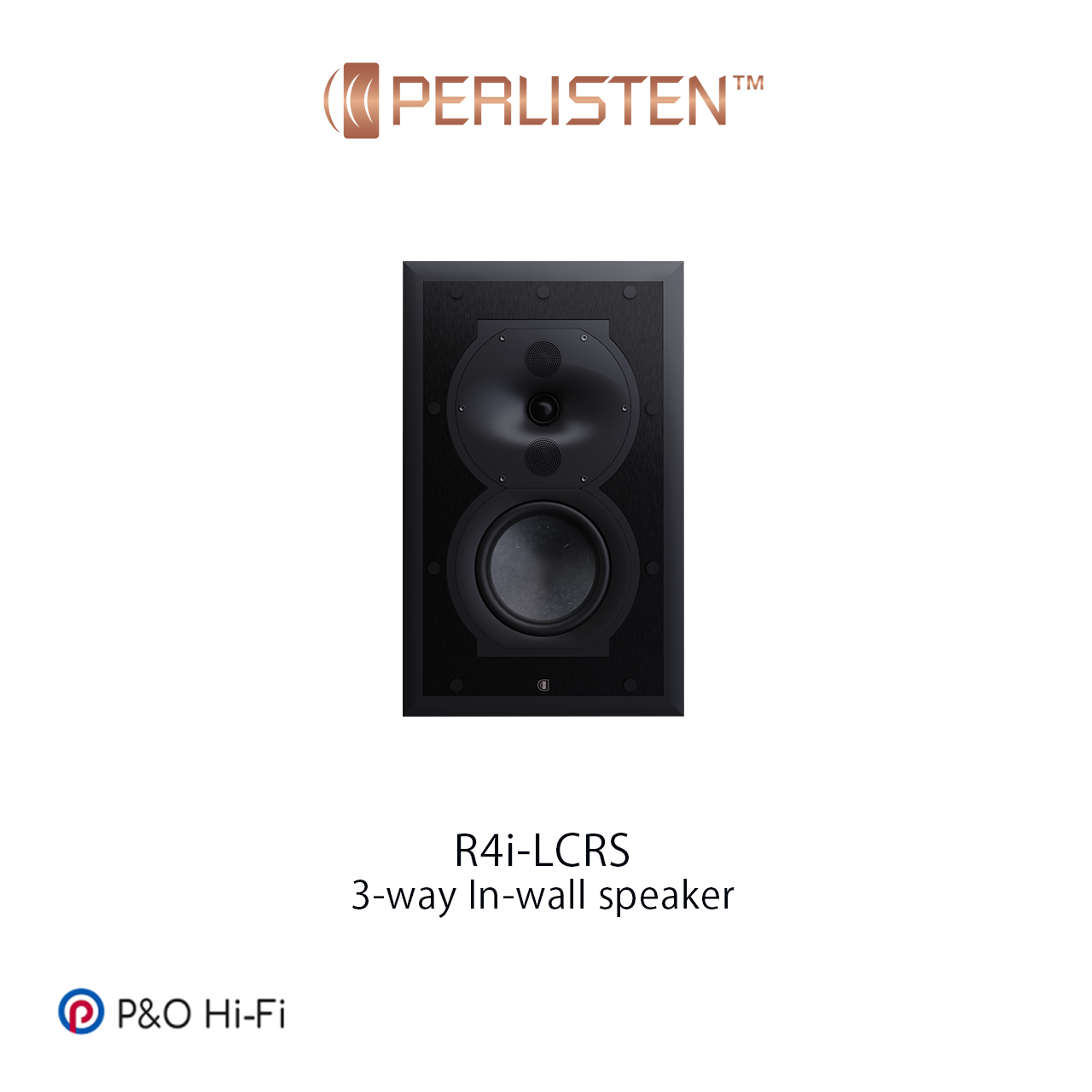 PERLISTEN R4i-LCRS 3 路分音嵌入式喇叭 (一件)