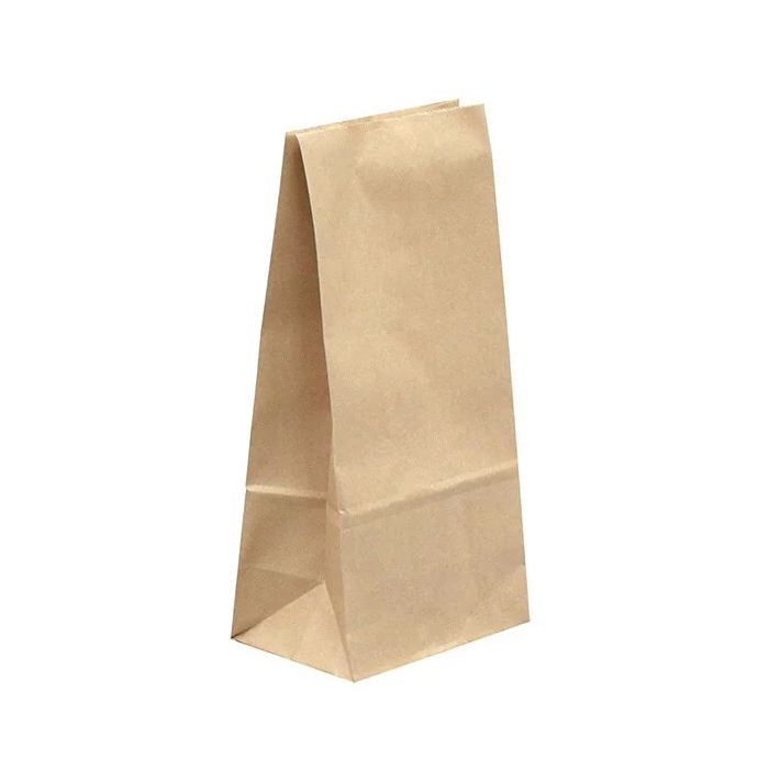 牛皮立體袋(小) 50入/包 12.7*24.5*7.7cm【3-2230703】