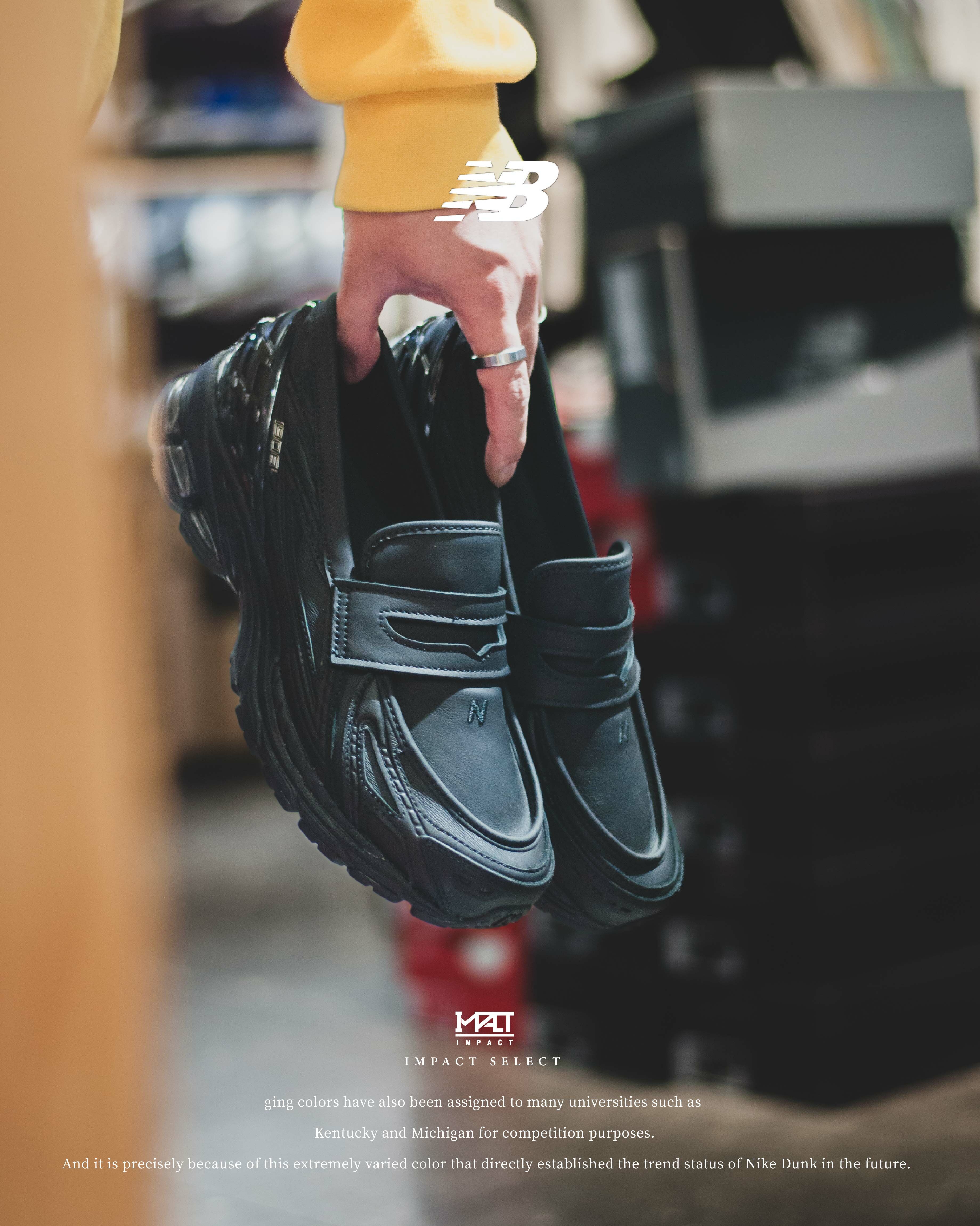 New Balance 1906L 皮革 全黑 樂福鞋 U1906LBN