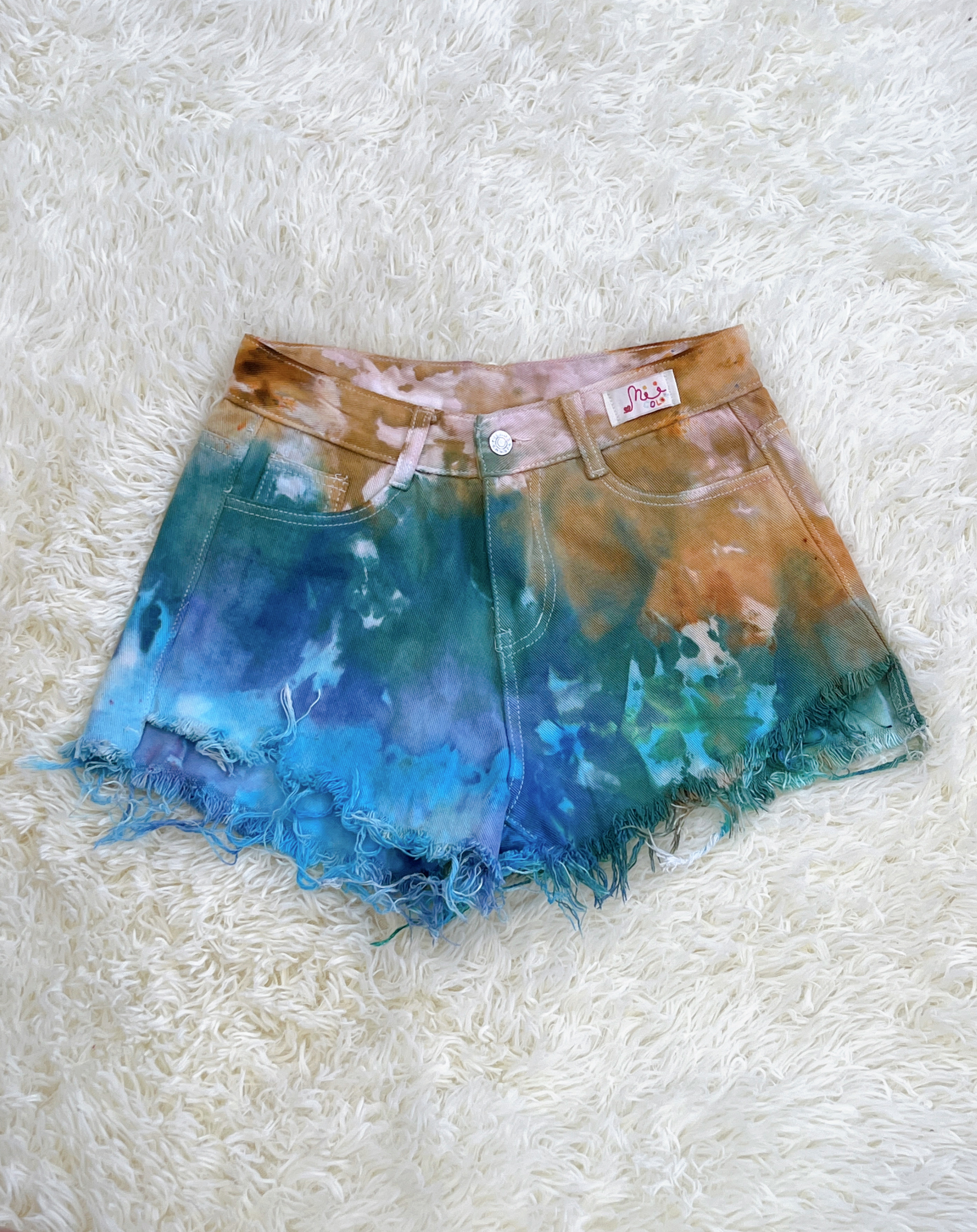 Mumu Color / 手染牛仔短褲〔28腰〕