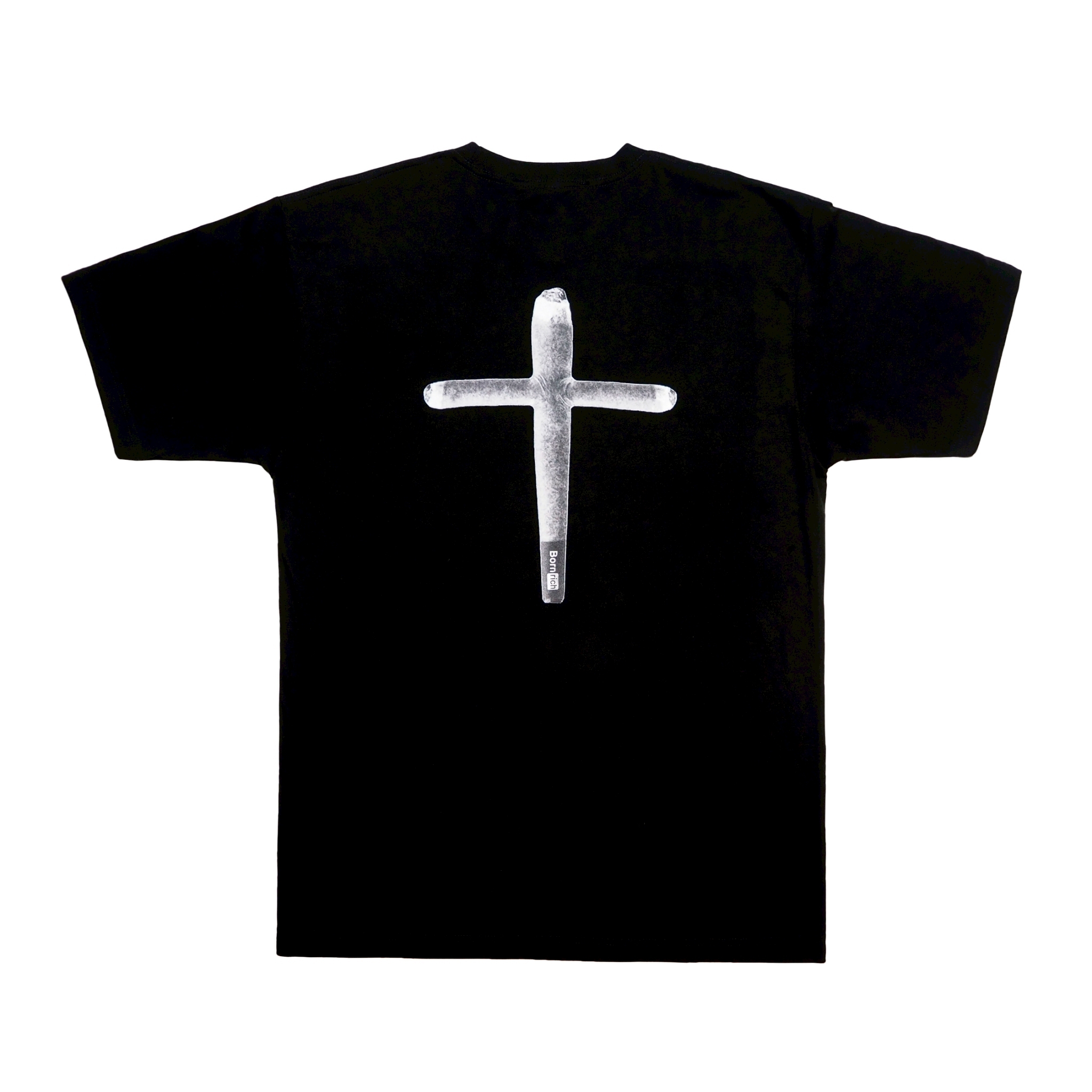 Bornrich｜Cross Joint Tee 十字手捲菸純棉短袖 (Black)