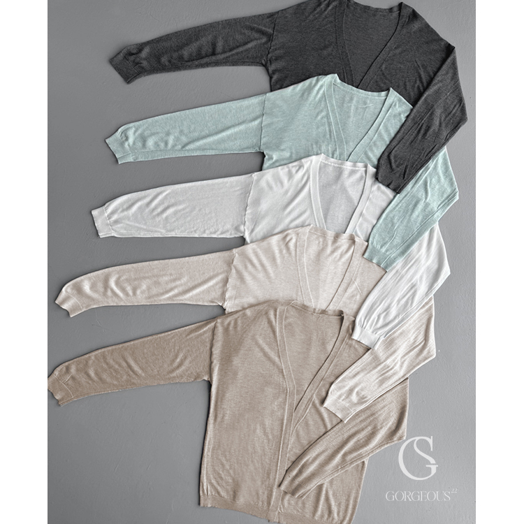 G7758 現貨「軟糯糯10色針織外套」