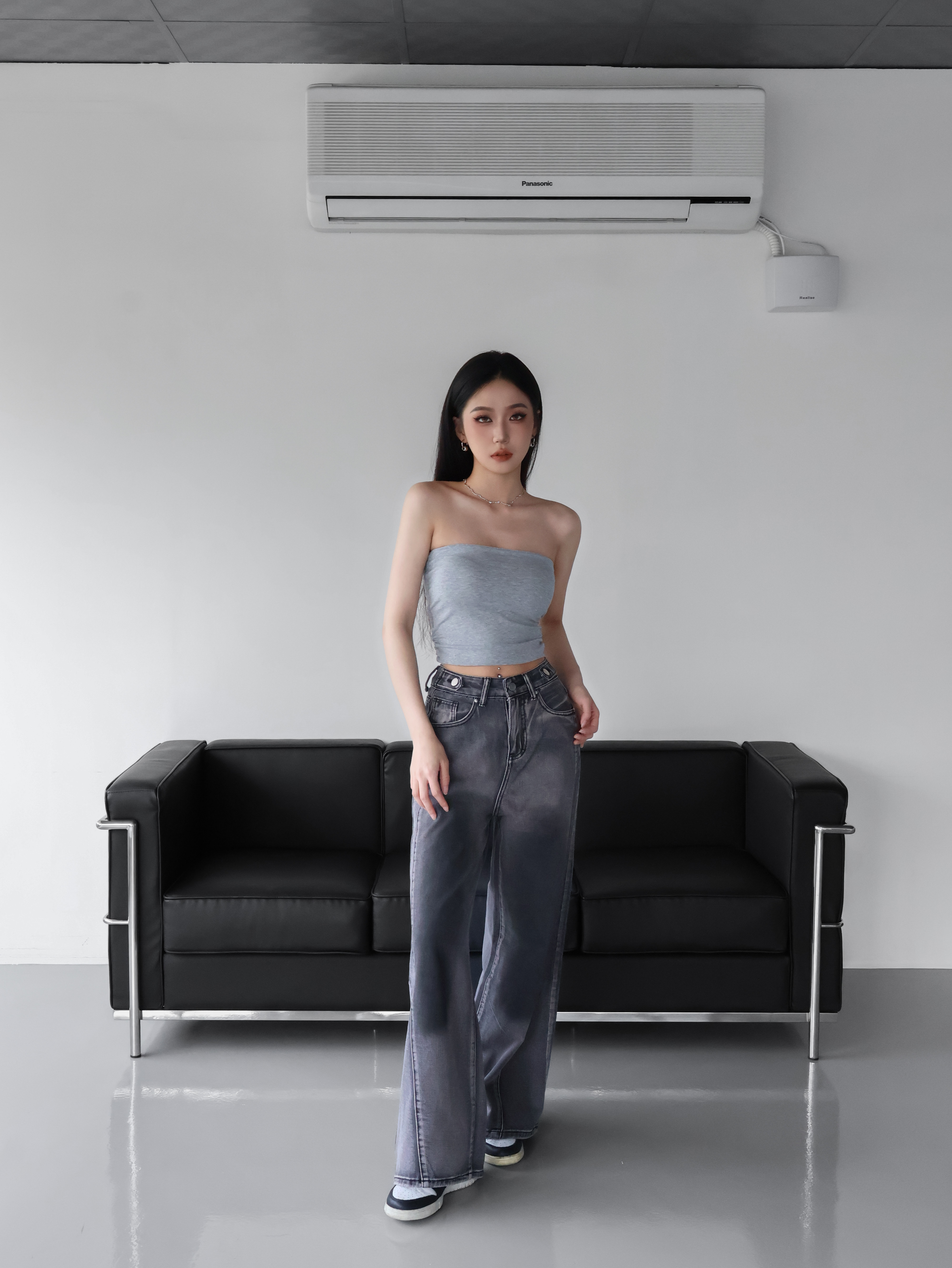 復古刷舊老爹褲