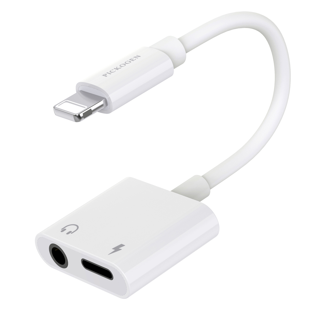 PICKOGEN 皮克全 Lightning轉3.5mm轉接頭轉接器轉接線 充電聽歌線控