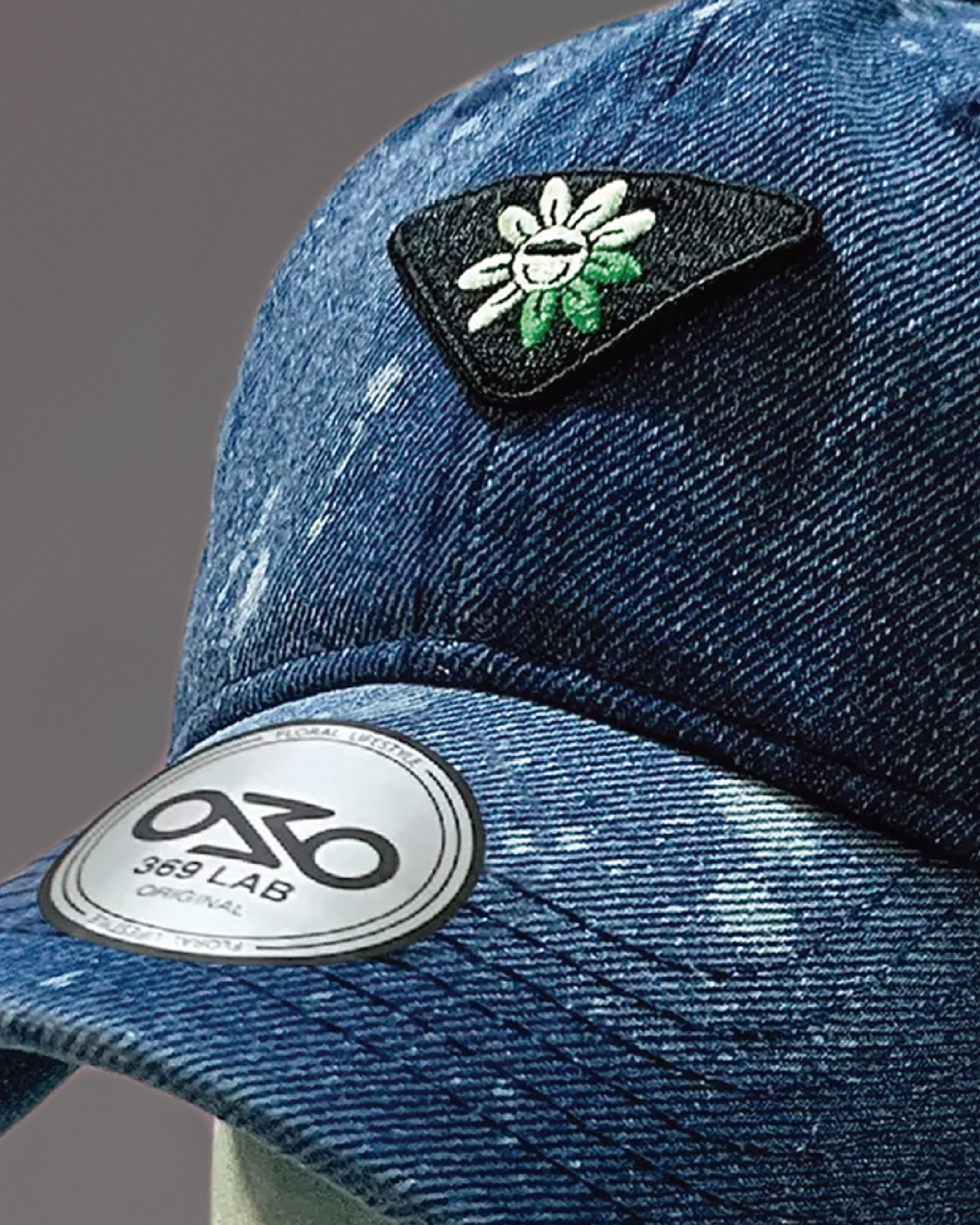 369Lab Splash Triangle Badge Cap - Blue