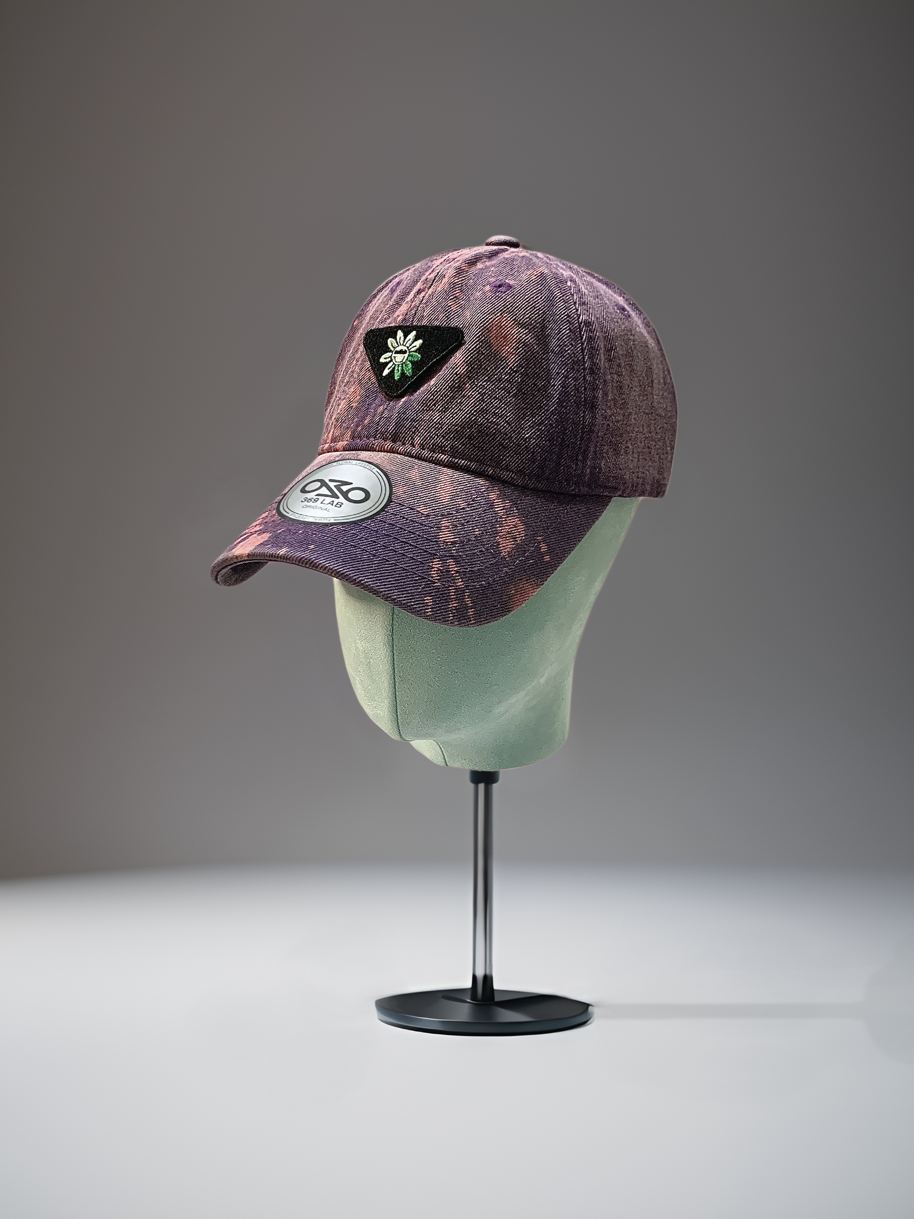 369Lab Splash Triangle Badge Cap - Pink