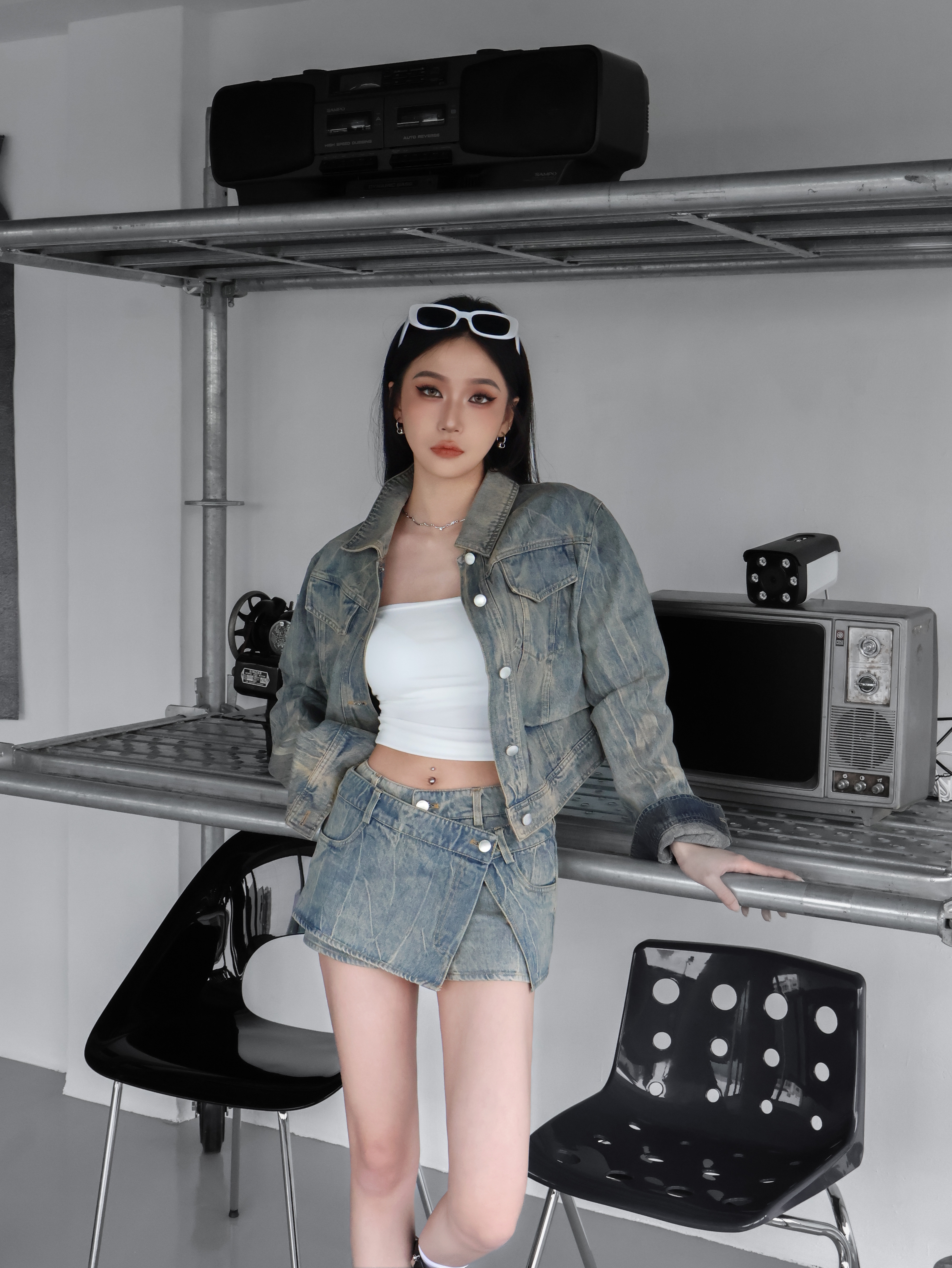 小眾設計牛仔外套