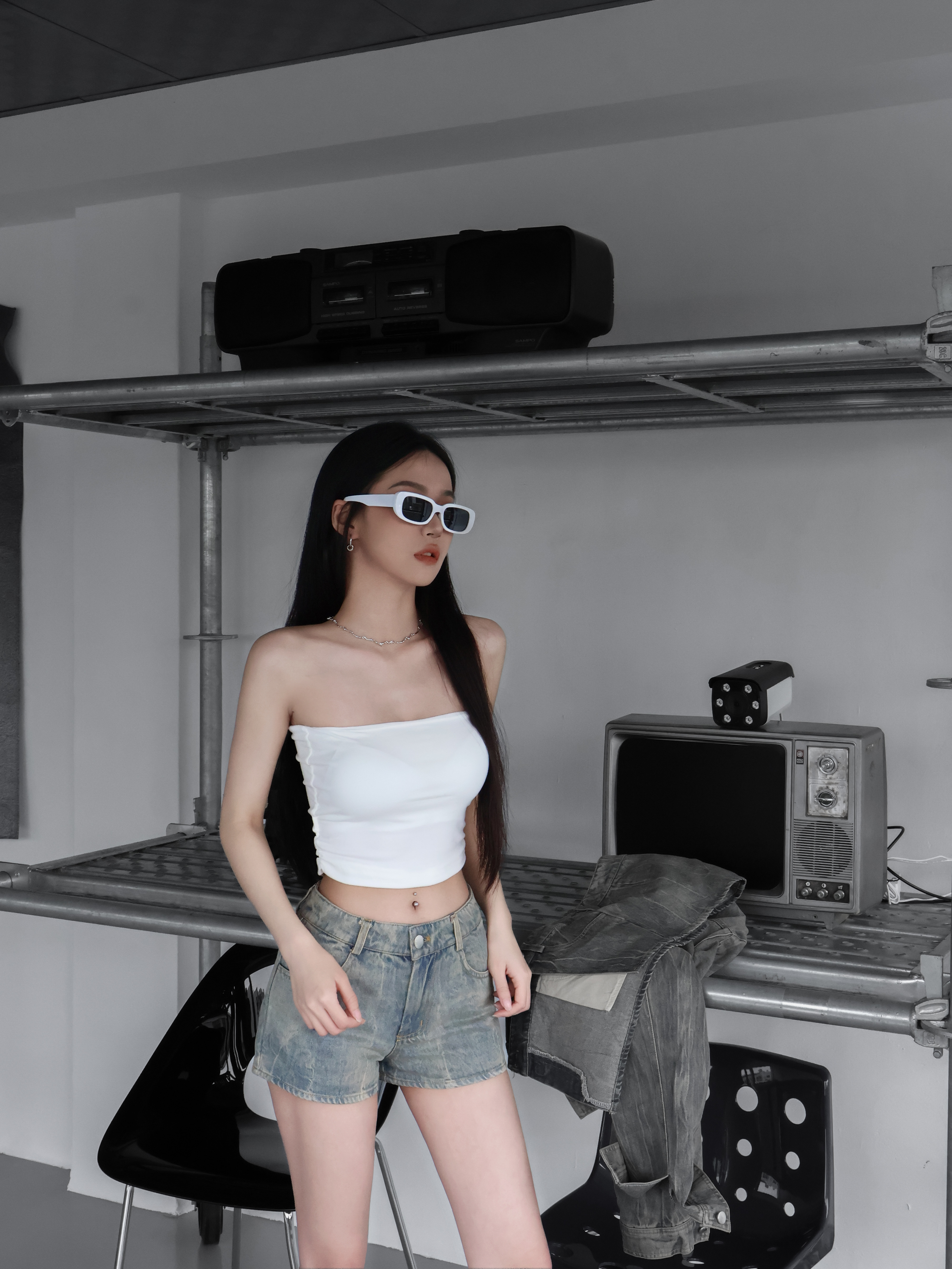 小眾設計牛仔褲裙