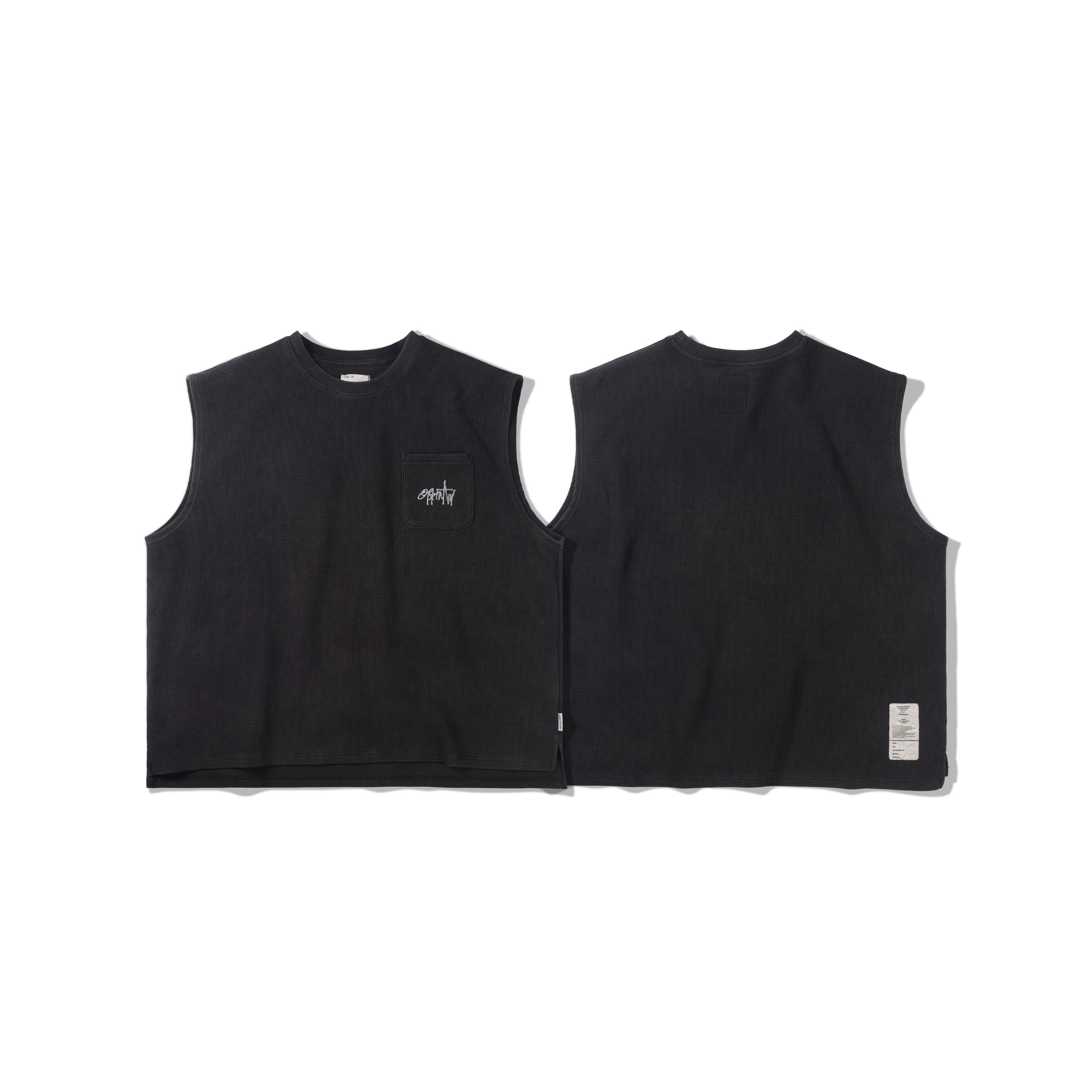 ORDINARY 水洗華夫格背心