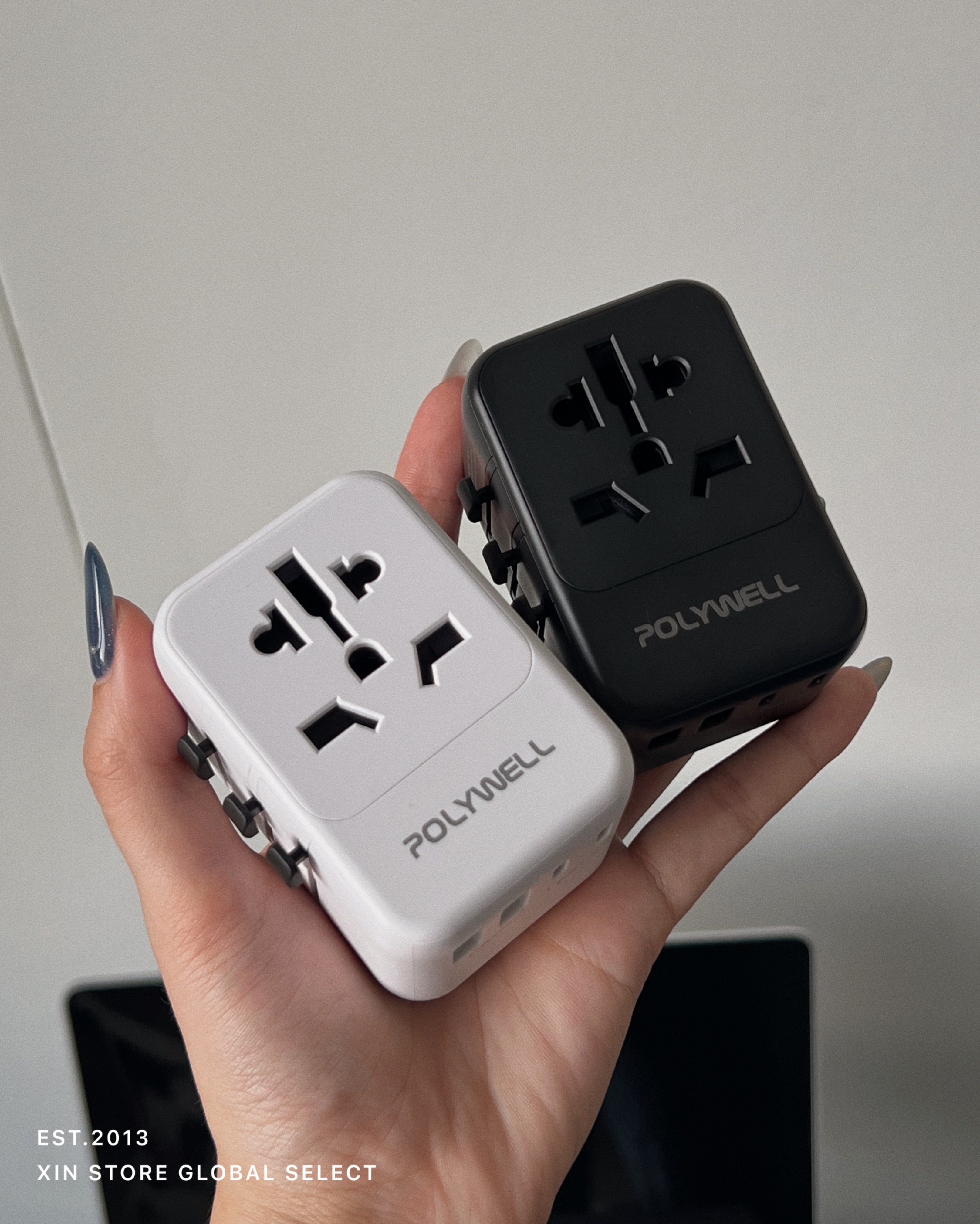 Polywell 寶利威爾 萬國充 多合一 30W Type-C+雙USB-A 轉接頭 兩色