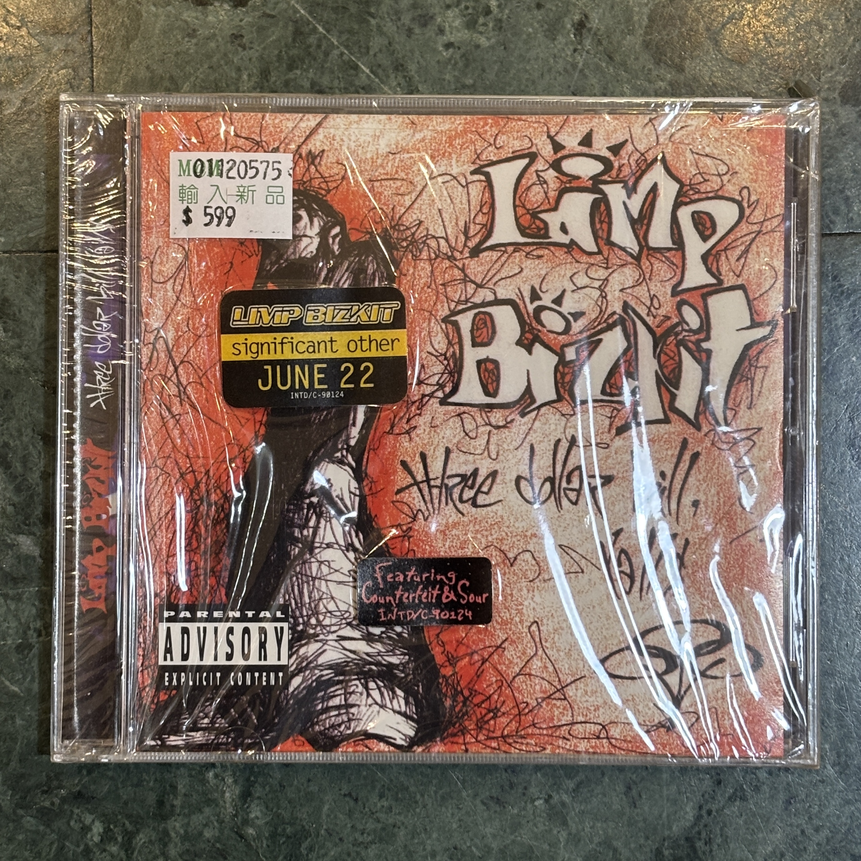 Limp Bizkit《Three Dollar Bill, Yall$》（美版CD）
