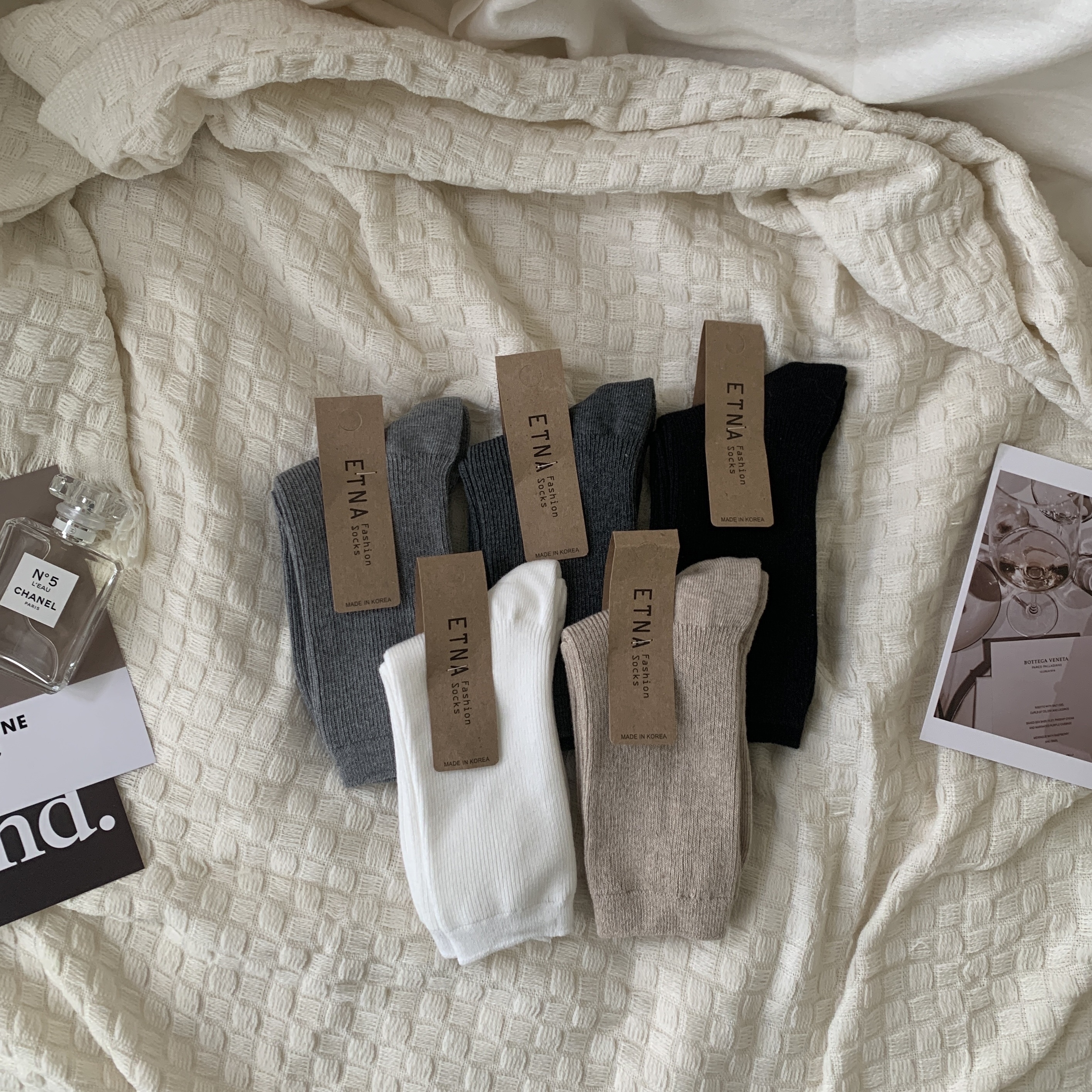 正韓—坑紋長襪