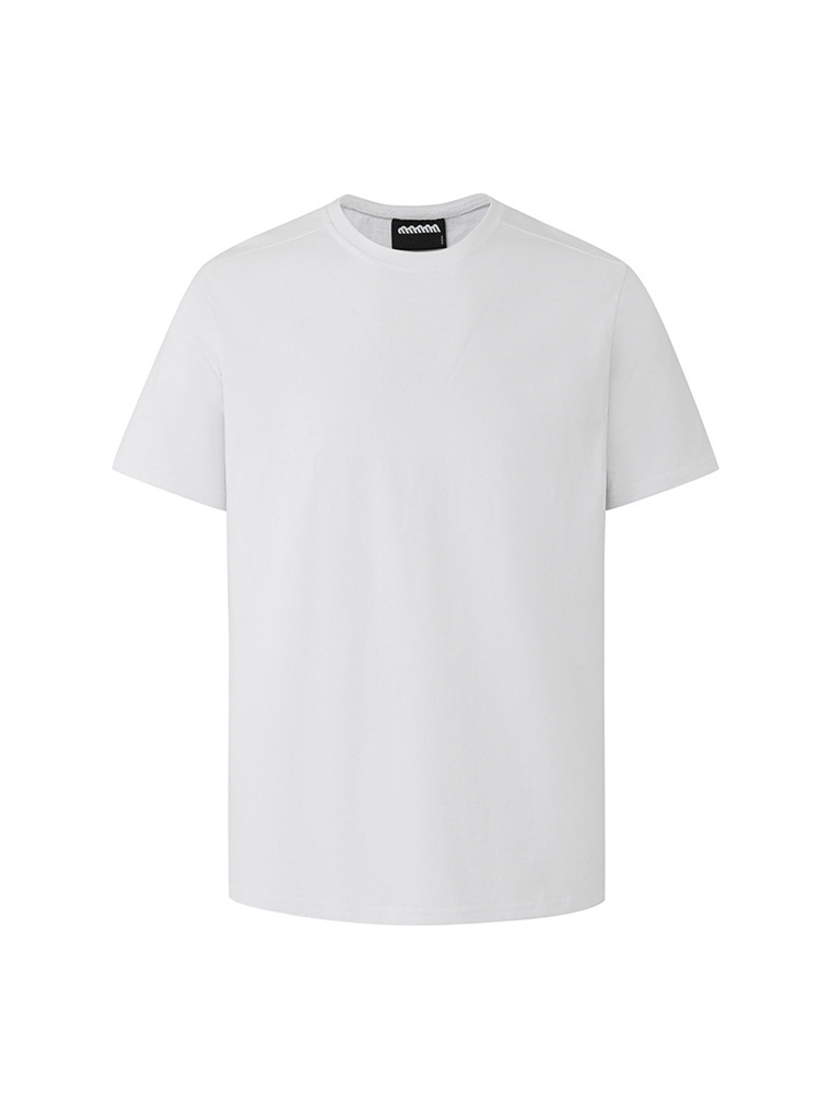 Cleanfit夏季純棉特殊剪裁顯肩寬圓領短袖T-Shirt