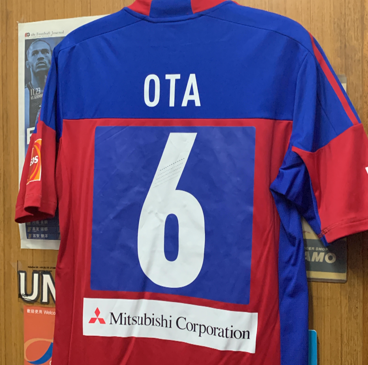 2012 FC Tokyo Formotion Home Shirt with 6 OTA [Used, O 90% New]