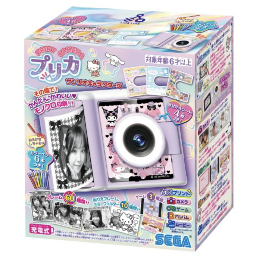 日本 2025 新版 PRINT CAMERA Sanrio 兒童相機