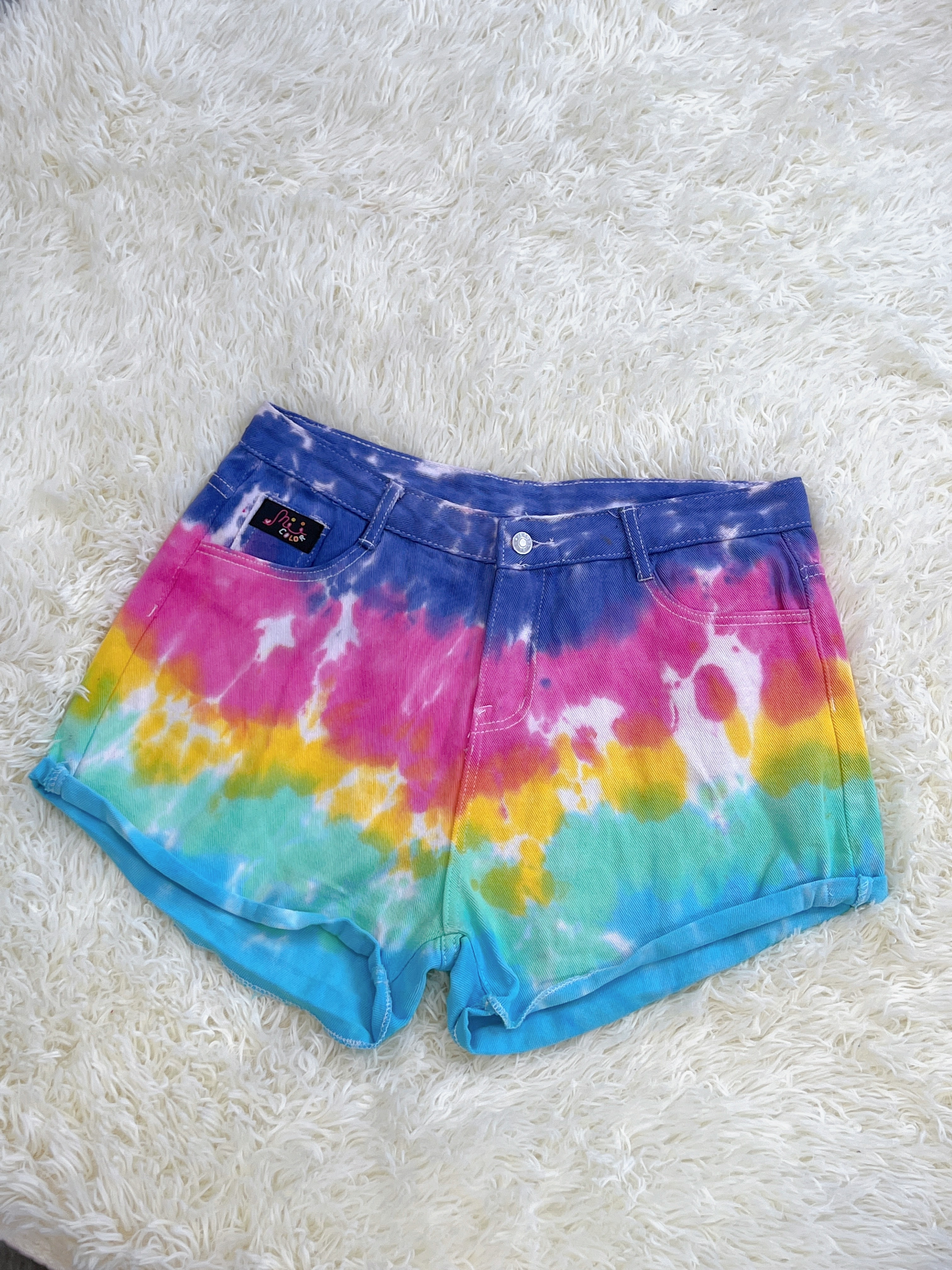 Mumu Color / 手染牛仔短褲〔34腰〕