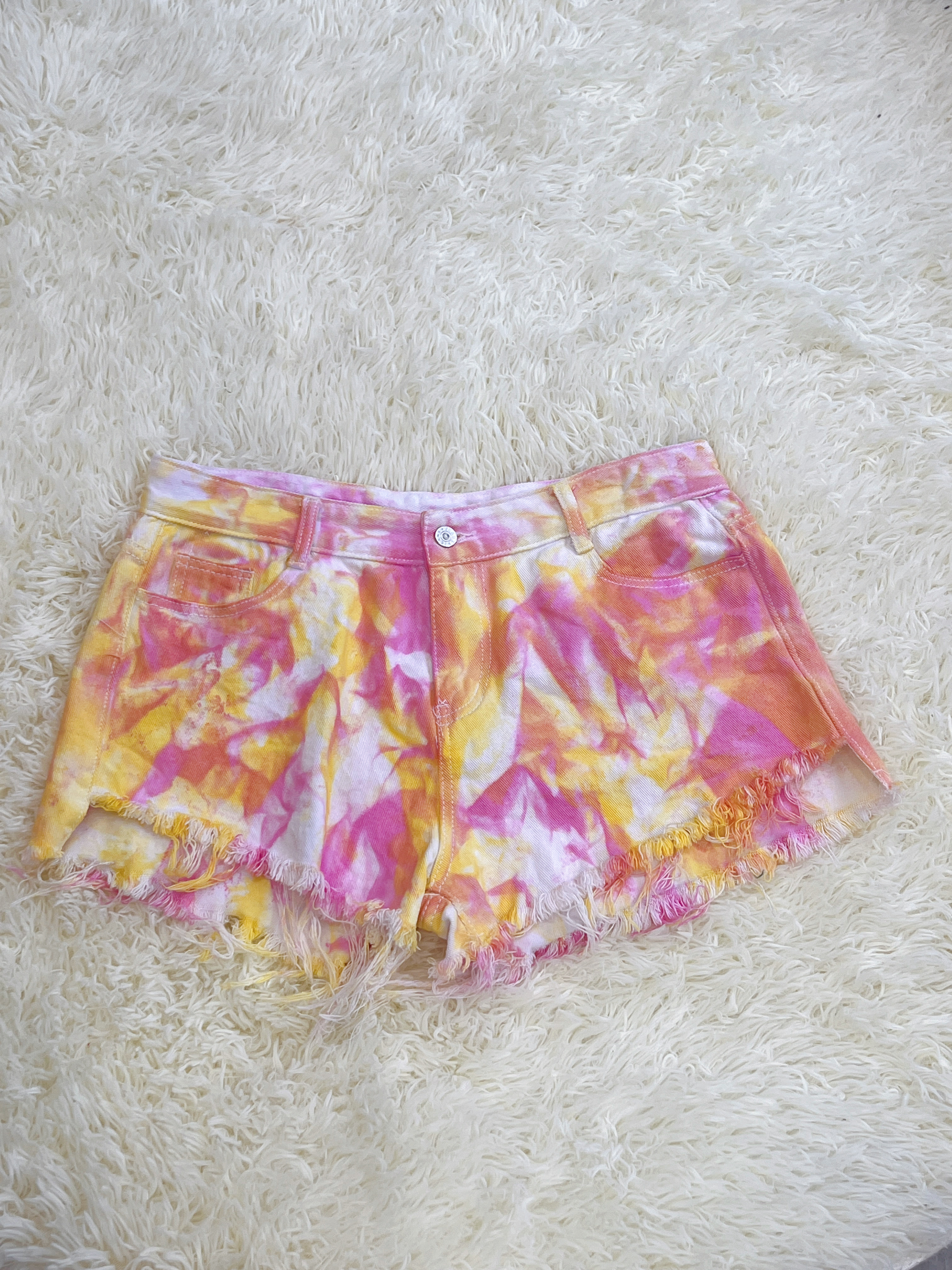 Mumu Color / 手染牛仔短褲〔34腰〕