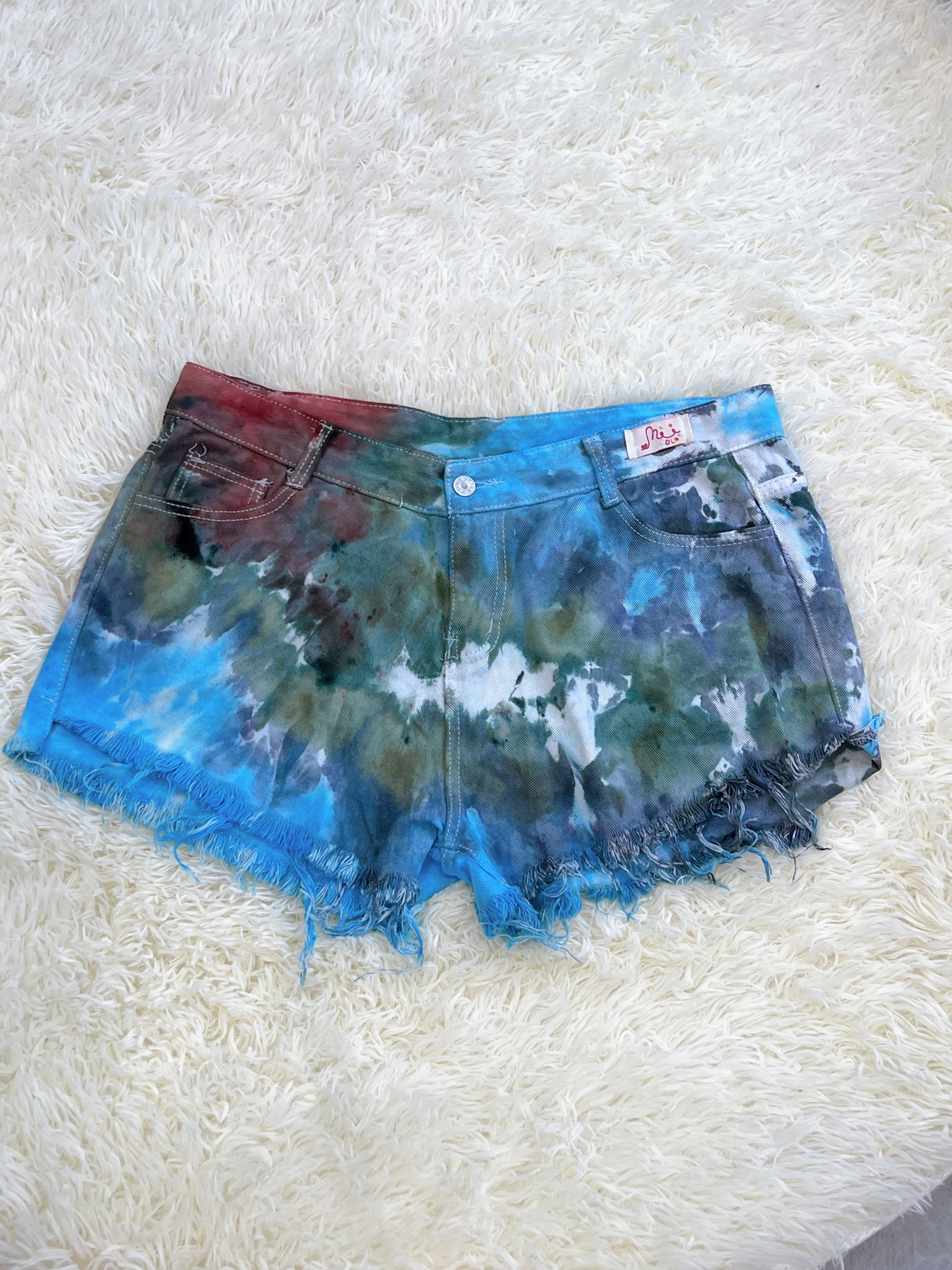 Mumu Color / 手染牛仔短褲〔36腰〕