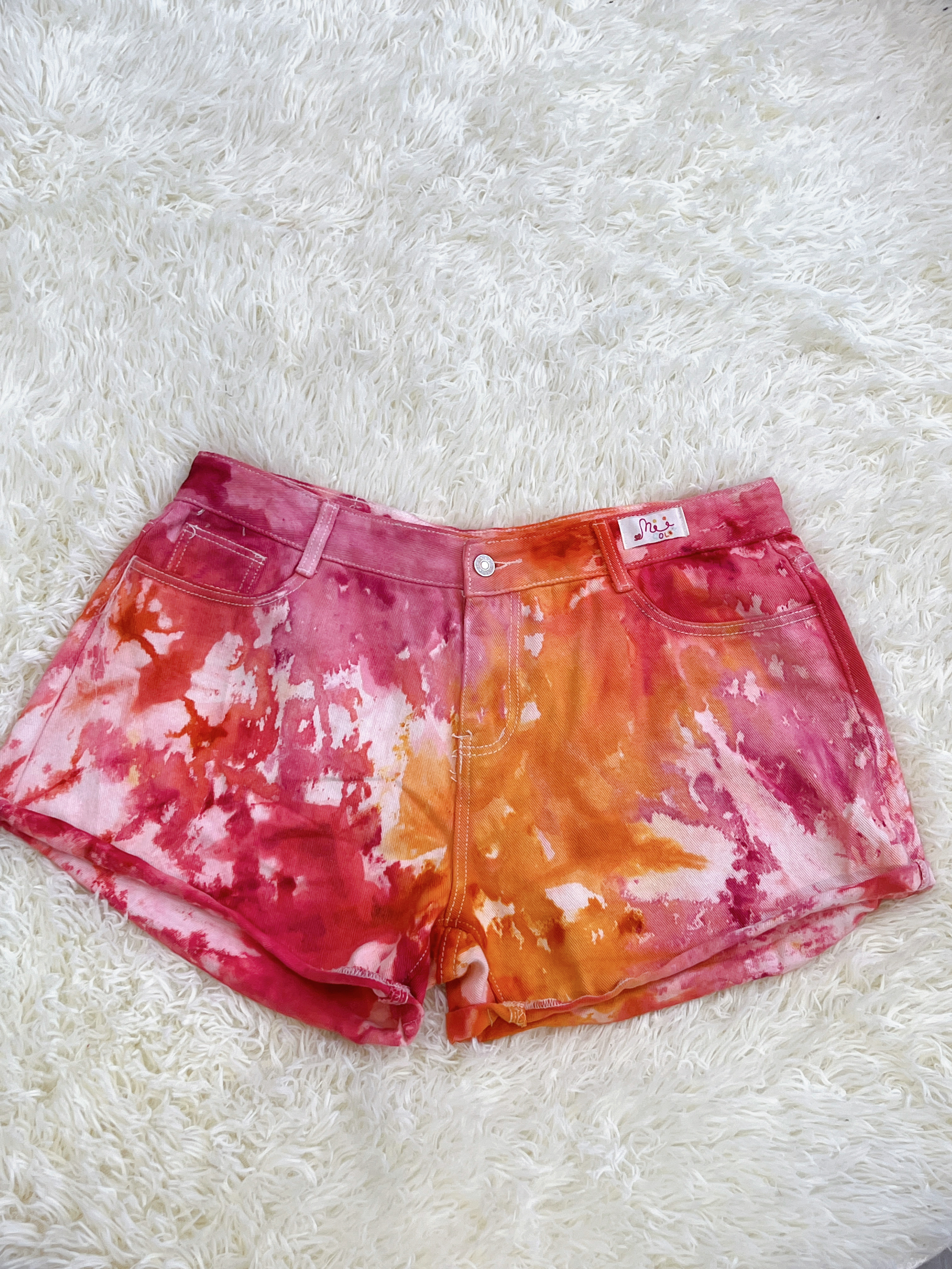 Mumu Color / 手染牛仔短褲〔36腰〕